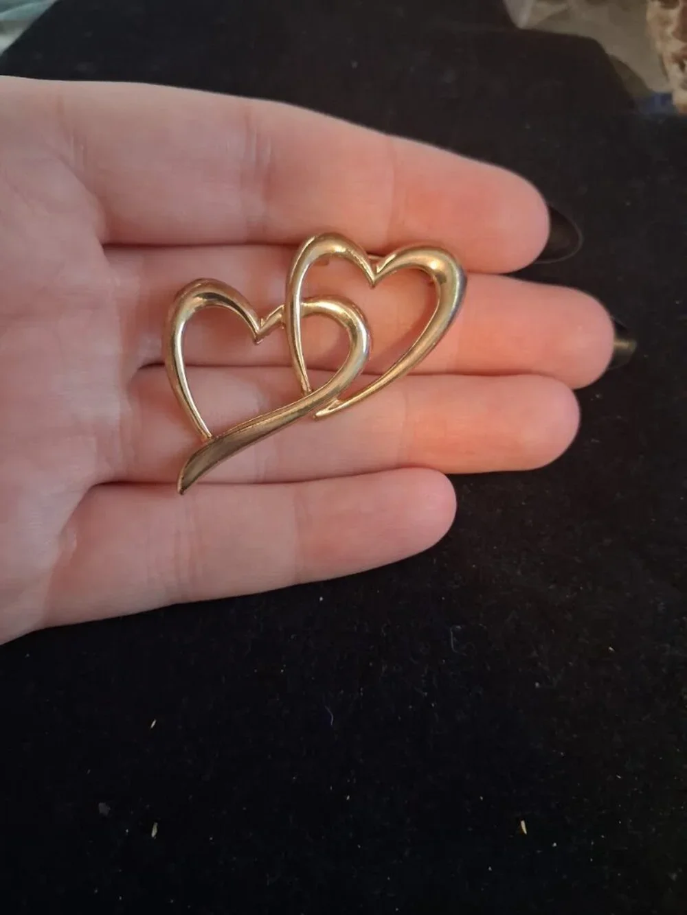 Heart brooch